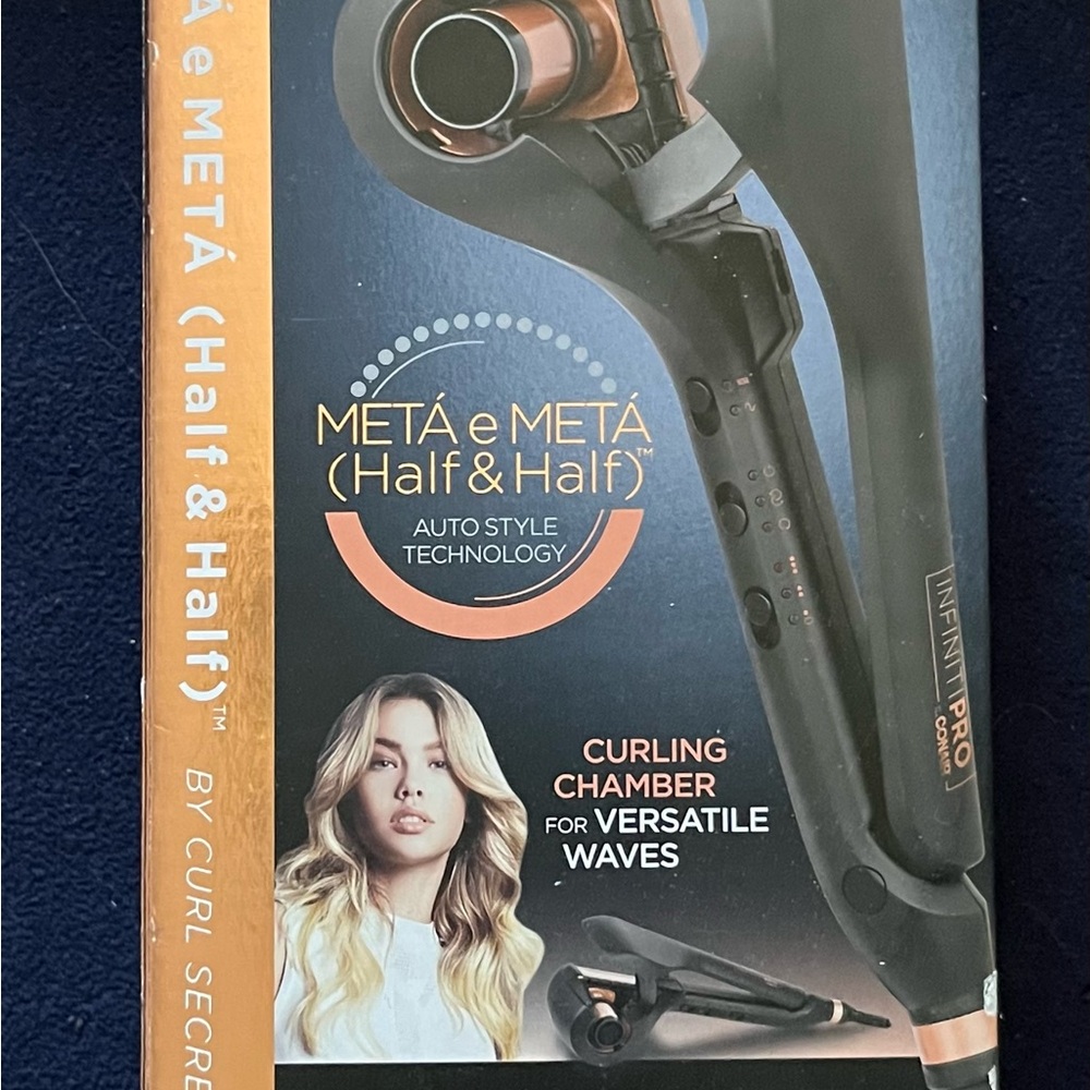 Curling Iron - Black and Copper